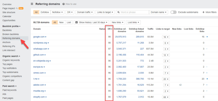 Natural link acquisition strategies