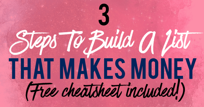 Free vs paid list building methods